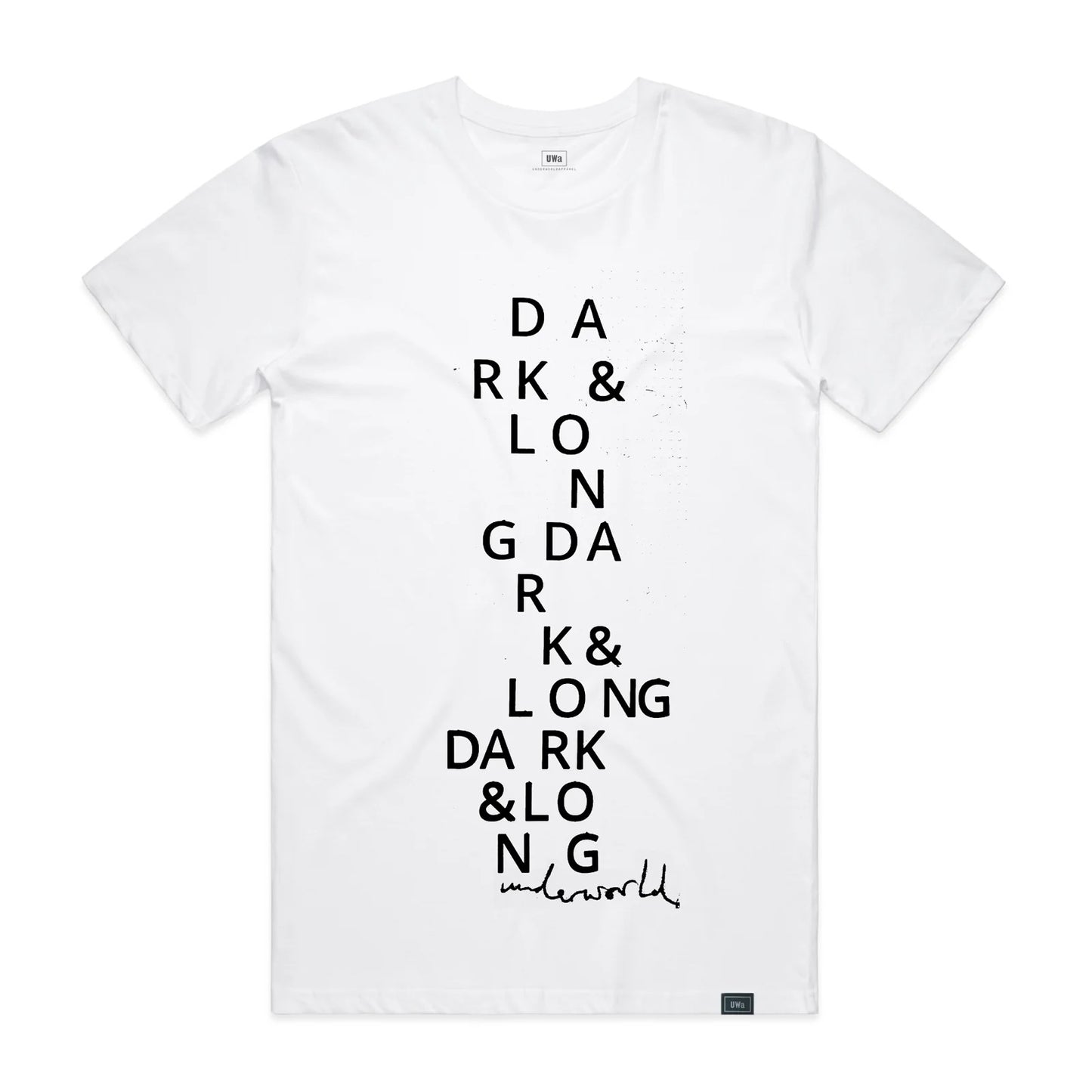 Dark & Long (Dark Train) T-Shirt in White