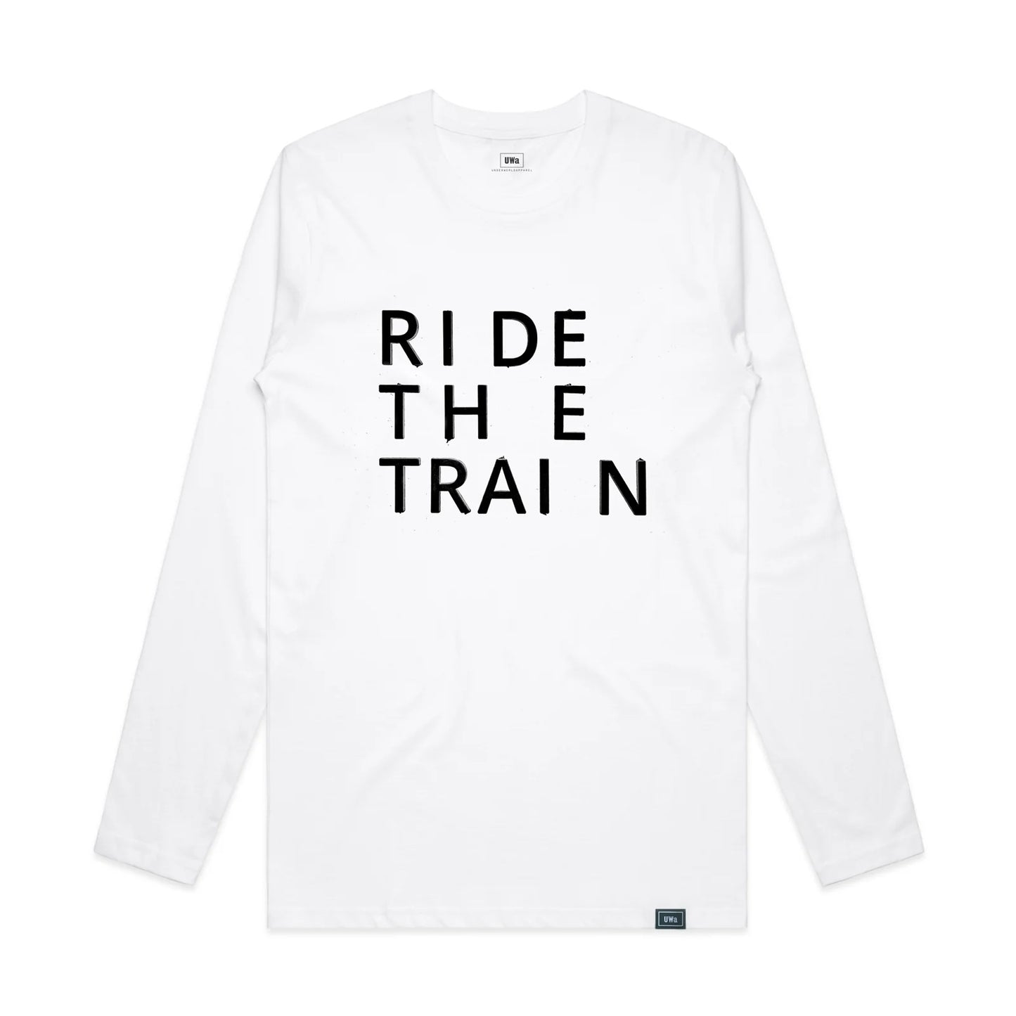Ride The Train T-shirt in White