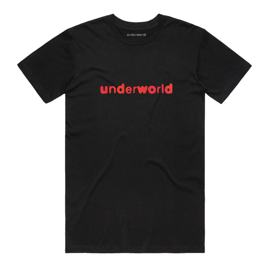 and the colour red T-Shirt in Black