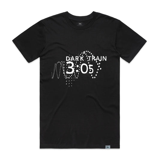 Dark & Long (Dark Train) 3:05 T-Shirt in Black