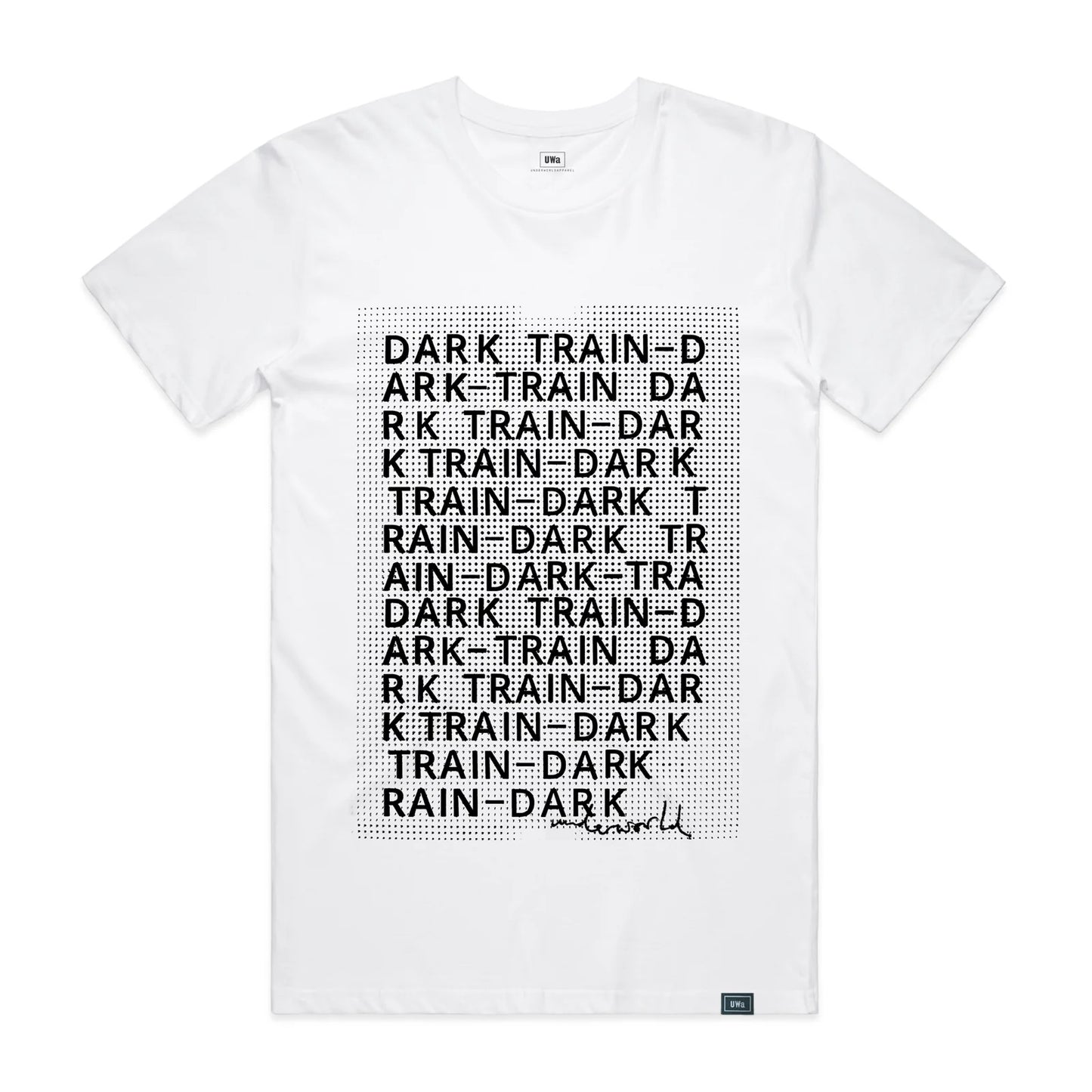 Dark Train T-shirt in White