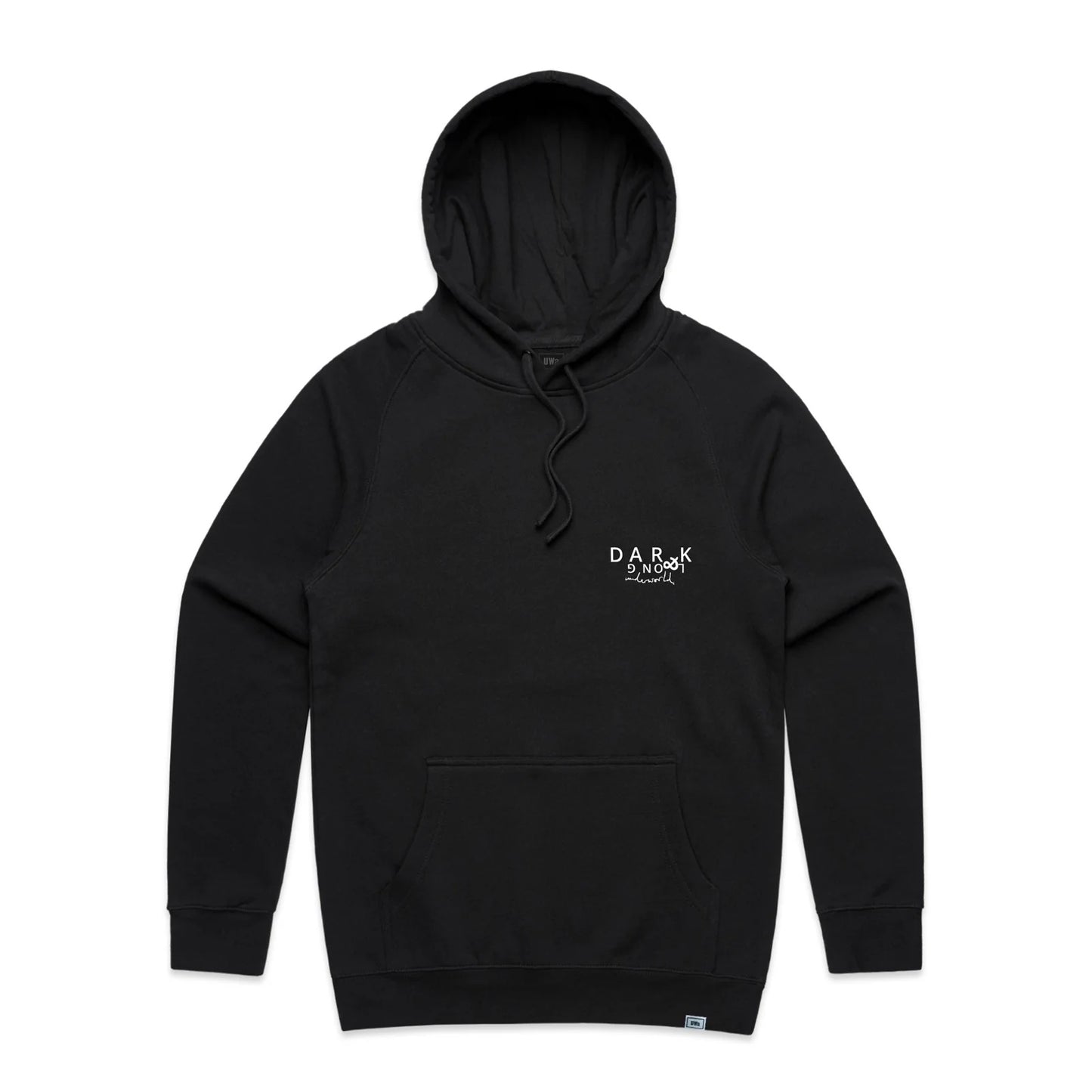 Dark & Long (Dark Train) Hoodie in Black