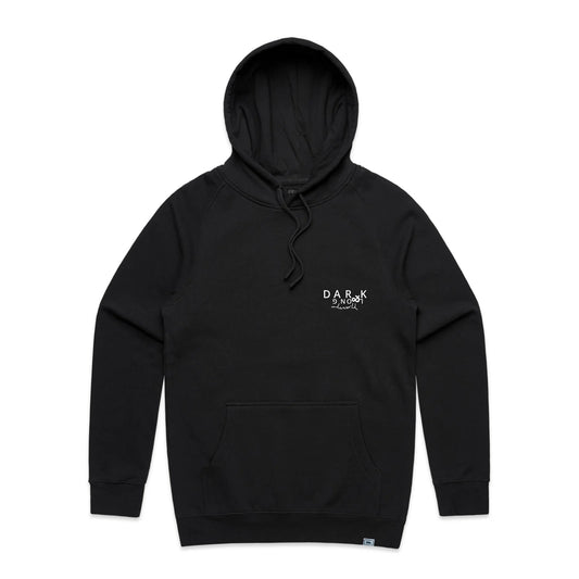 Dark & Long (Dark Train) Hoodie in Black
