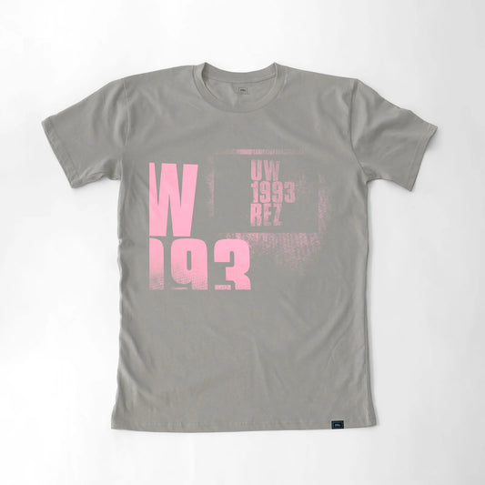 REZ Newsprint T-Shirt in Grey