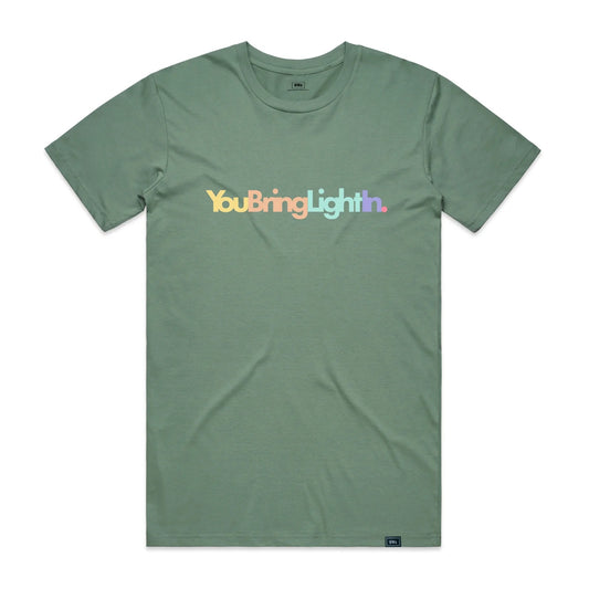 You Bring Light In T-Shirt in Green
