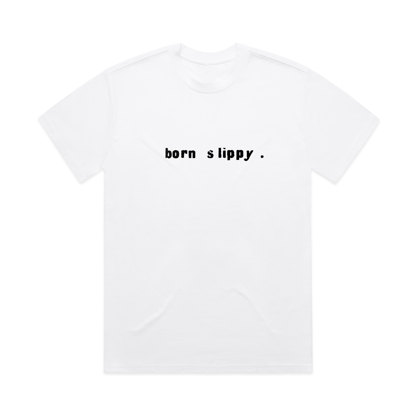 born slippy white t-shirt